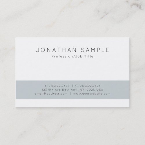 Elegant Modern Creative Professional Simple Design Business Card