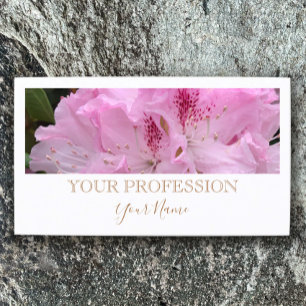 Elegant Modern Custom Photo White Professional  Business Card