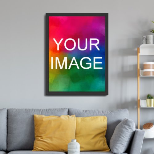 Elegant Modern Custom Template Personalized Framed Art