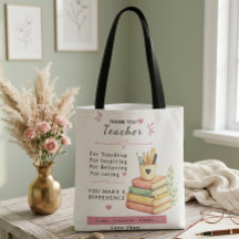 Elegant Modern Cute Aesthetic Teacher Gift Book