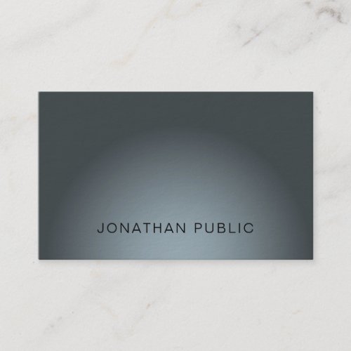 Elegant Modern Design Professional Luxury Plain Business Card