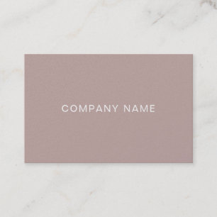 Elegant Modern Design Professional Plain Luxury Business Card
