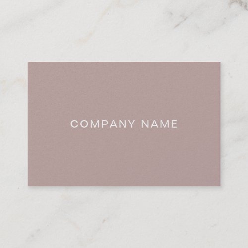 Elegant Modern Design Professional Plain Luxury Business Card