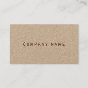 Elegant Modern Distressed Text Company Template Business Card
