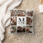 Elegant Modern Family Photo Collage | Monogram