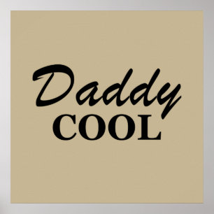 Elegant Modern Fathers Day gift Cool Dad Poster