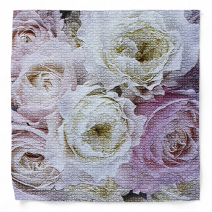 Elegant Modern Floral Bandana
