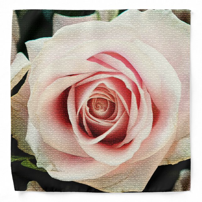 Elegant Modern Floral Bandana (Front)