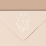 Elegant Modern Floral Crest Monogram Wedding Embosser<br><div class="desc">Make your wedding stationery truly unforgettable with our Elegant Modern Floral Crest Monogram Wedding Embosser. Featuring a refined floral crest and customizable monogram, this embosser adds a sophisticated, personal touch to invitations, envelopes, and thank-you notes. Crafted with precision for crisp, clean impressions, it’s perfect for enhancing the elegance of your...</div>