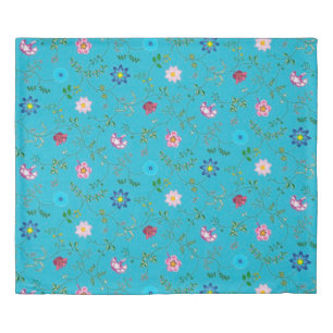 Elegant Modern Floral Duvet Cover