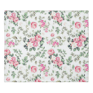 Elegant Modern Floral Duvet Cover