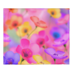 Elegant Modern Floral Duvet Cover