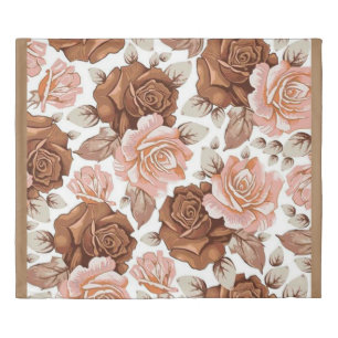 Elegant Modern Floral Duvet Cover