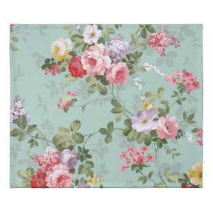 Elegant Modern Floral Duvet Cover