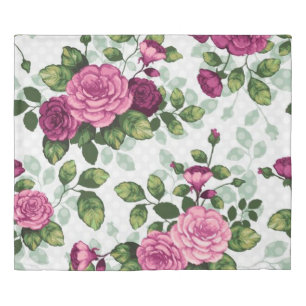 Elegant Modern Floral Duvet Cover