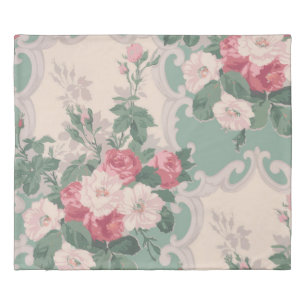 Elegant Modern Floral Duvet Cover