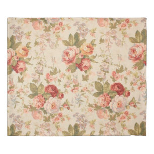 Elegant Modern Floral Duvet Cover