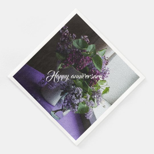 Elegant Modern Floral Paper Dinner Napkins