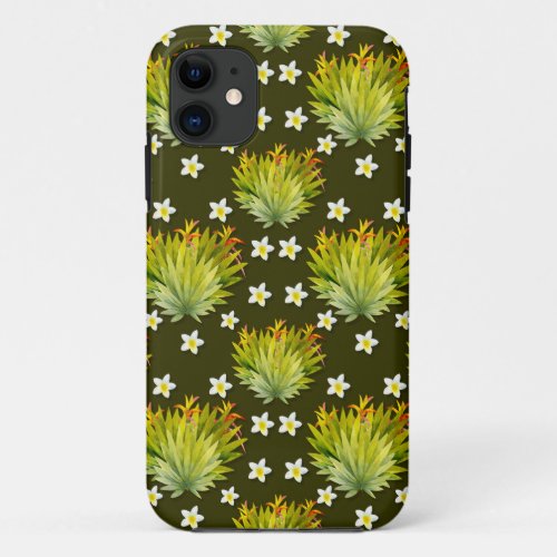 Elegant Modern Floral Pattern iPhone 11 Case