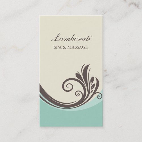 Elegant Modern Flower Floral Stylish Classy Retro Business Card
