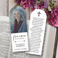 Elegant Modern Funeral Memorial Photo