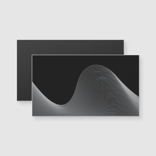Elegant, modern, futuristic wave abstraction (Front/Back)