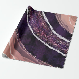 Elegant Modern Gemstone Wrapping Paper