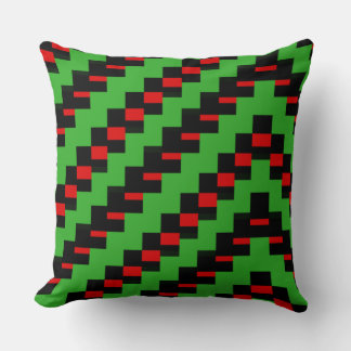 Elegant Modern Geometric Checkered Style Indoor Throw Pillow