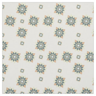 Elegant Modern Geometric Star Bursts Fabric