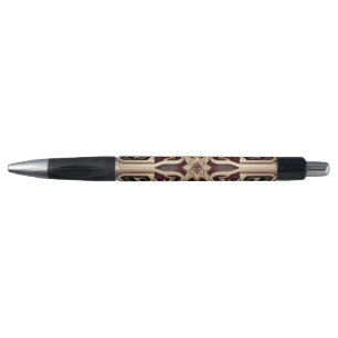 Elegant Modern Geometric Star Patterned Pen