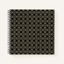 Elegant Modern Gold Art Deco Squares Tiles Pattern