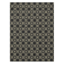 Elegant Modern Gold Art Deco Squares Tiles Pattern