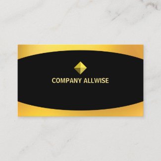 Elegant Modern Gold & Black Branded