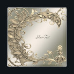 Elegant Modern Gold Decorative Magnet<br><div class="desc">Elegant Modern Gold Decorative Magnet</div>