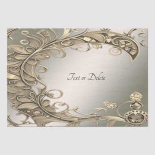 Elegant Modern Gold Decorative Tissue Paper