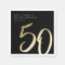 Elegant Modern Gold Type 50th Birthday Party