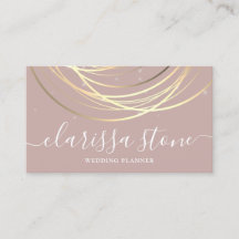 Elegant modern gold wedding planner