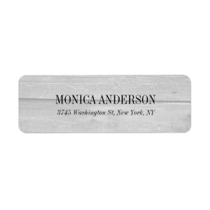 Elegant Modern Gray Wood Background Label