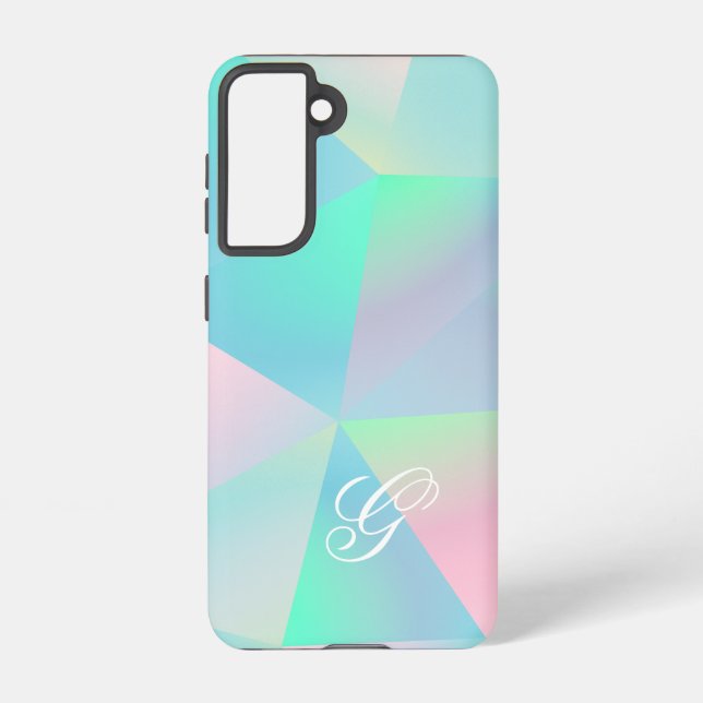 Elegant Modern Initial Samsung Galaxy Case (Back)