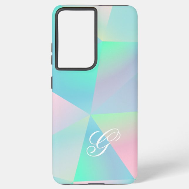 Elegant Modern Initial Samsung Galaxy Case (Back)