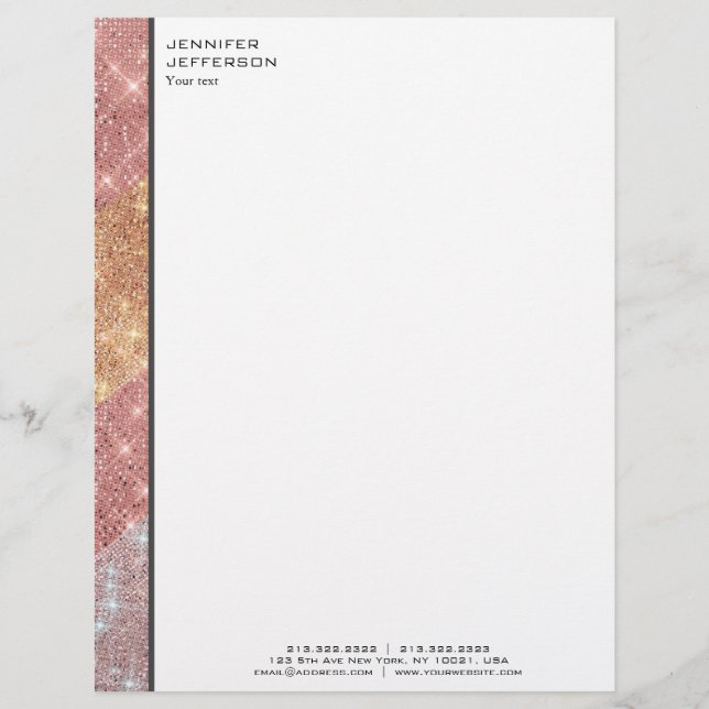 Elegant Modern Letterhead (Front)