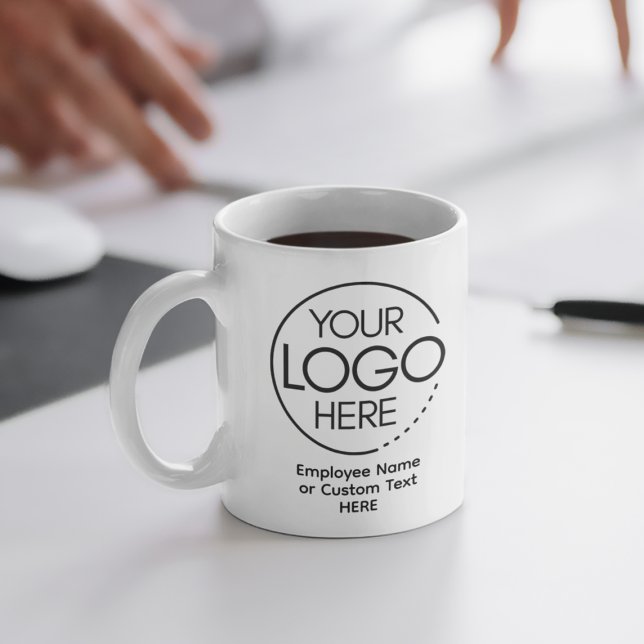 Elegant Modern Logo Employee/Company SWAG Coffee Mug (Creator Uploaded)