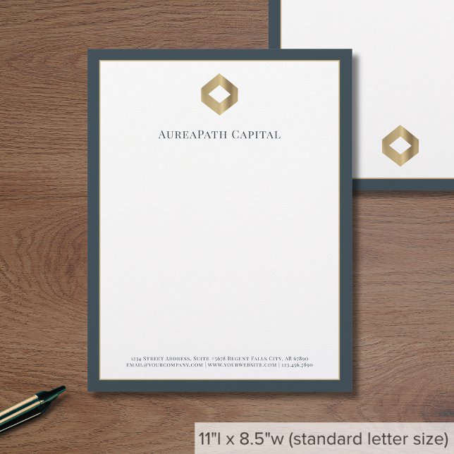 Elegant Modern Luxury Letterhead (Creator Uploaded)