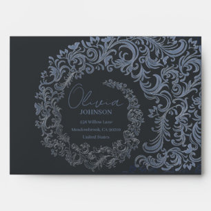Elegant Modern Luxury Silver Envelope