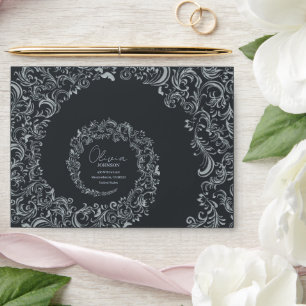 Elegant Modern Luxury Silver Envelope