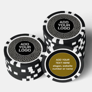 Elegant Modern Luxury White Leopard Collection Poker Chips