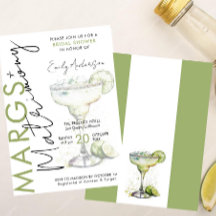 Elegant Modern Margs and Matrimony Bridal Shower
