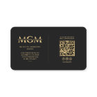 Elegant Modern Marketing Monogram Black