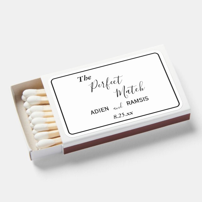 Elegant Modern Matchboxes (Front Open)