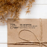 Elegant Modern Merry Christmas Custom Family Self-inking Stamp<br><div class="desc">Introducing our Elegant Modern Merry Christmas Custom Family Self-Inking Stamp – the perfect way to add a touch of elegance and personalization to your holiday mailings and cards. This self-inking stamp is not only a practical tool for addressing envelopes but also a stylish accessory for your holiday stationery. The elegant...</div>